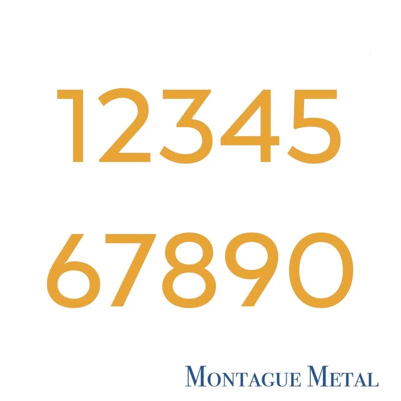 Montague Metal Products Inc. 6'' H Metal House Number
