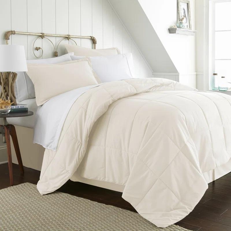 IEnjoy Home Simply Soft 8 Piece Microfiber Complete Bedding Set