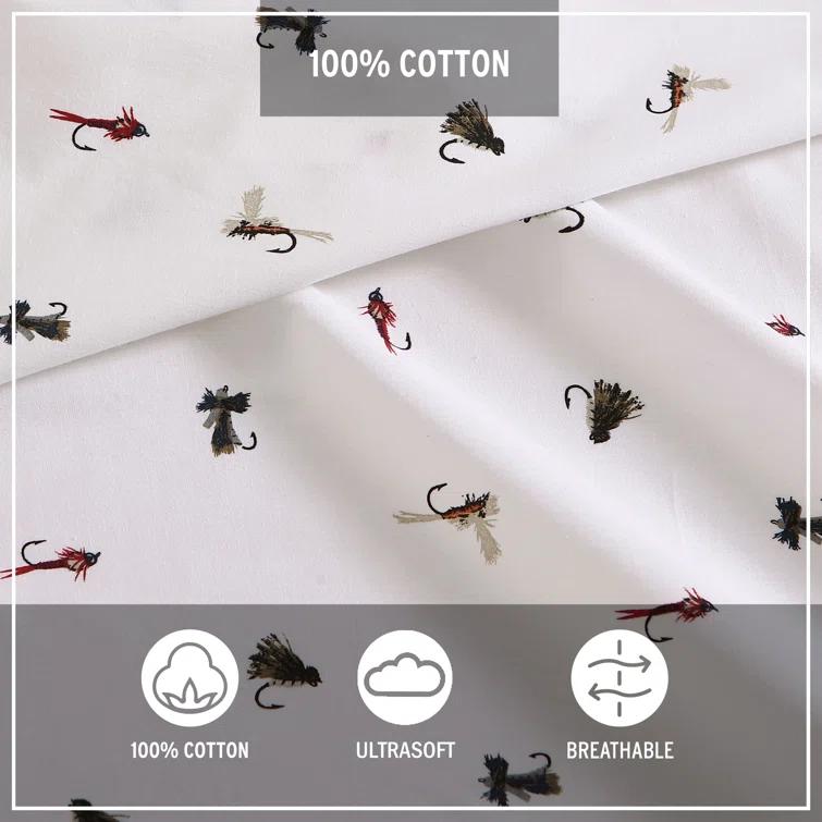 Eddie Bauer Eddie Bauer Printed Cotton Percale Sheet Sets