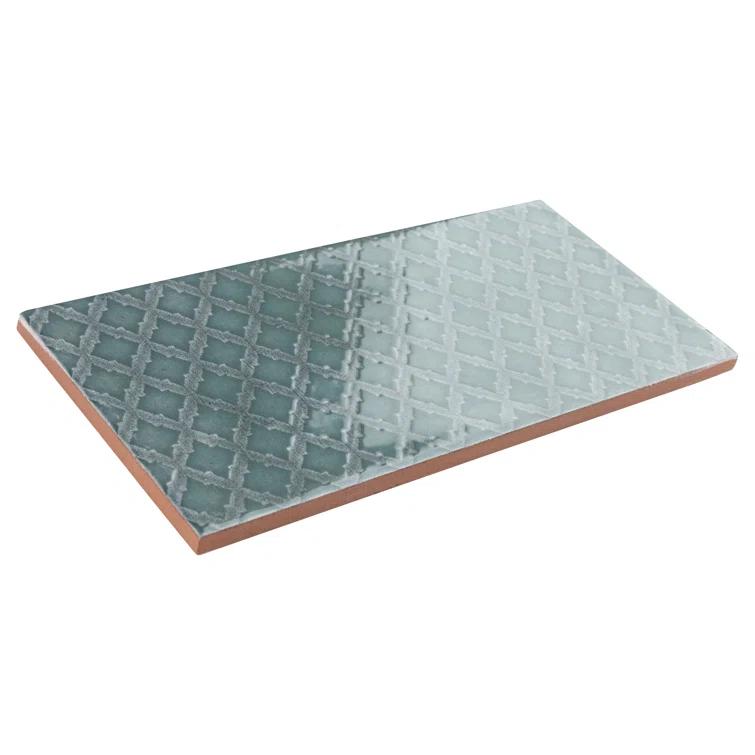 Merola Tile Camden 4" x 8" Ceramic Patterned Subway Wall Tile