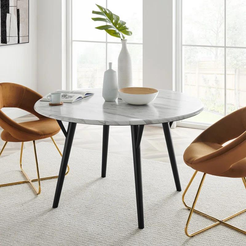 Modway Modway Gallant Round Performance Artificial Marble Dining Table