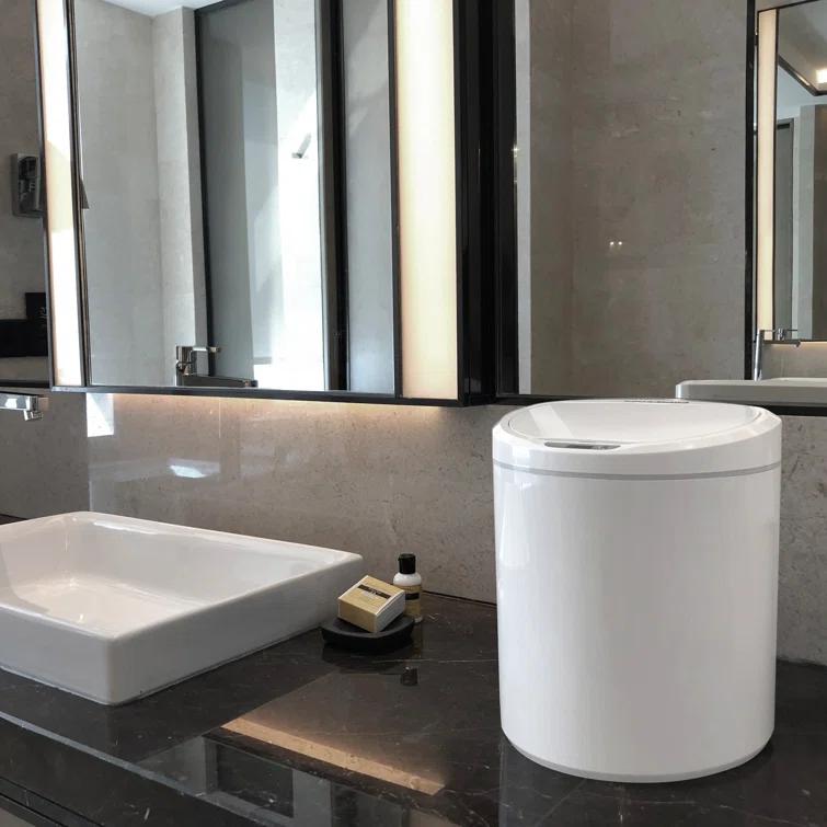 NineStars Plastic Motion Sensor Waste Basket