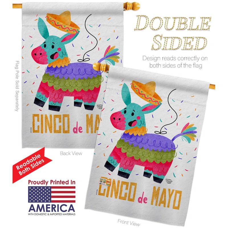 Ornament Collection Double Sided Polyester Cinco De Mayo