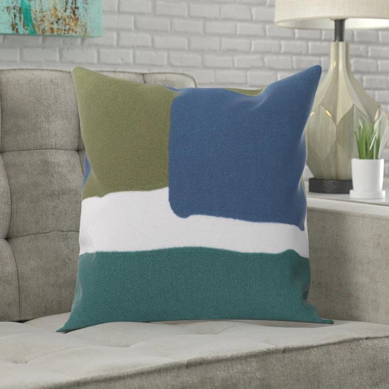 Livabliss Blossom Patchwork Cotton Pillow Cover