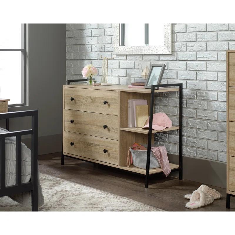 Kirby Shelf Accent 3-Drawer Dresser