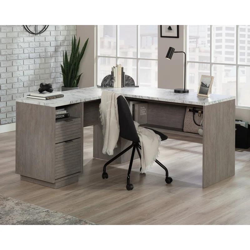 Wade Logan® Claudetta L-Shaped Executive Desk