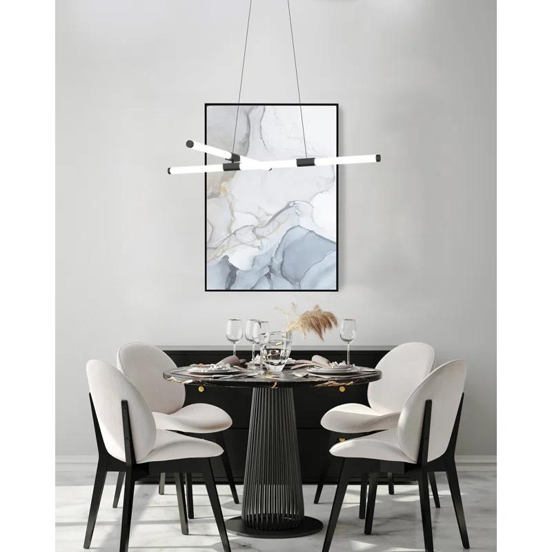 Kuzco Lighting Akari 2 - Light Dimmable LED Modern Linear Chandelier