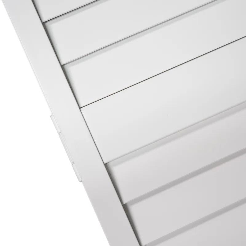 Kimberly Bay Louvered Wood Painted Plantation Bi-Fold Door