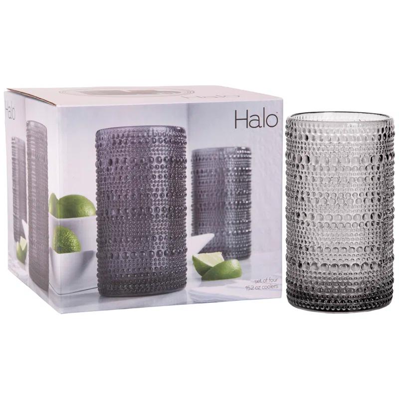 Home Essentials and Beyond Halo Set Of Four 15Oz Highball (Set of 4)