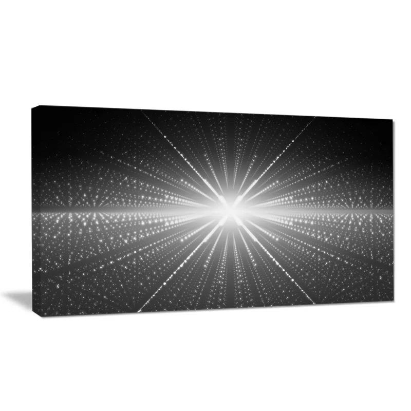 Design Art " Glowing Star In Cosmic Galaxy "