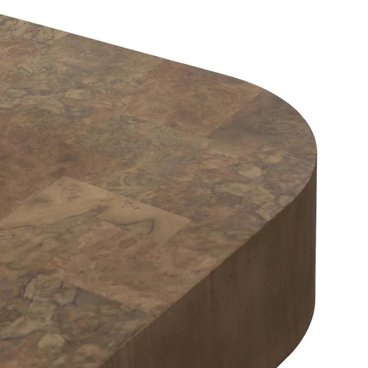 Sunako Coffee Table - Brown Burl