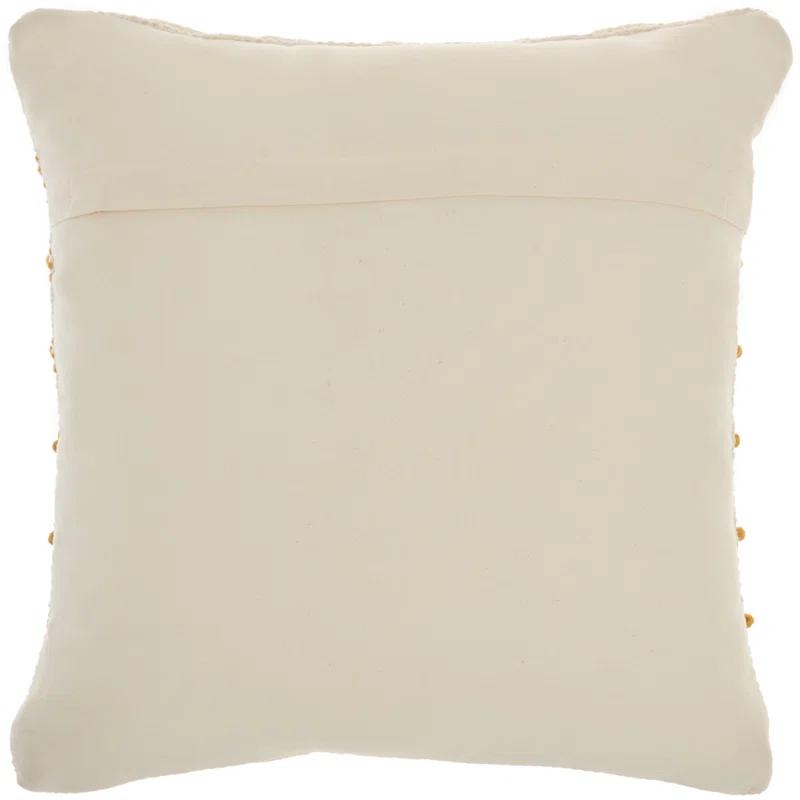 Mina Victory Striped Cotton, Polyester Throw Pillow