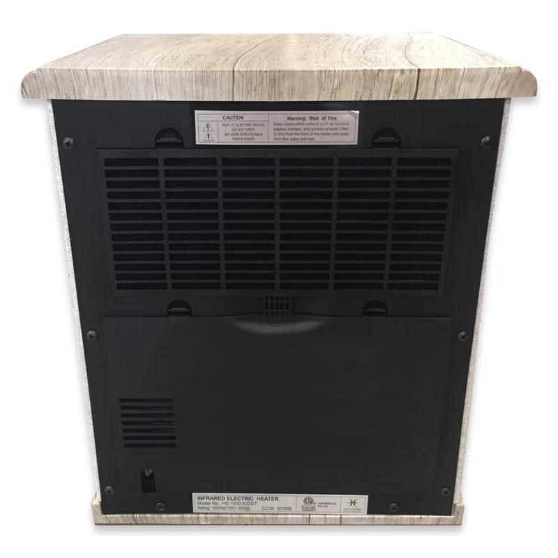 Heat Storm Heat Storm 1500 Watt 5200 BTU Electric High Efficiency Cabinet Space Heater with Adjustable Thermostat , Remote Included and with Digital Display