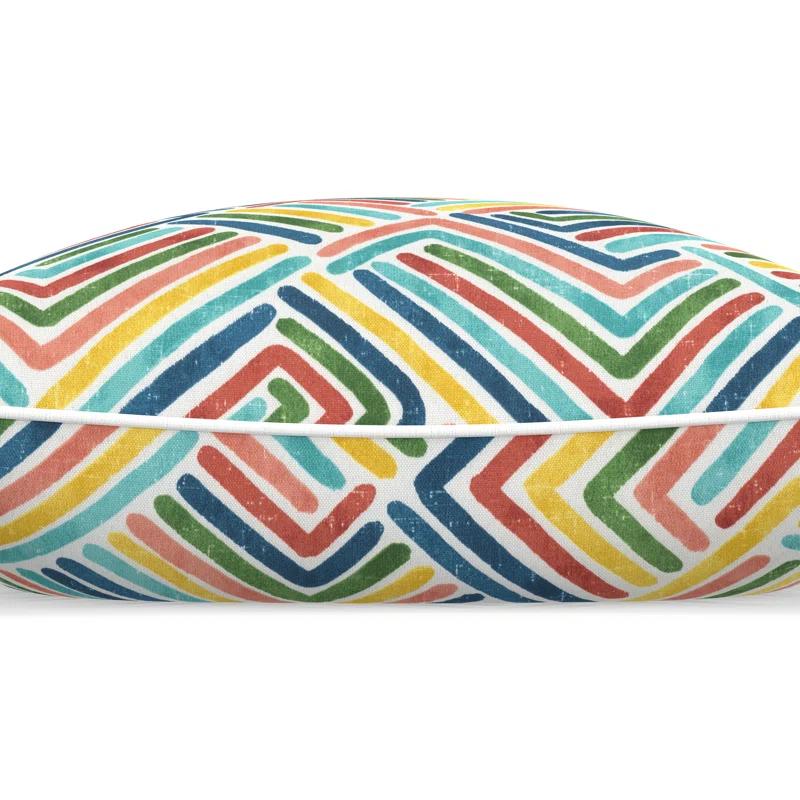 Pillow Perfect Pillow Perfect Geometric Indoor/Outdoor Accent Throw Pillow