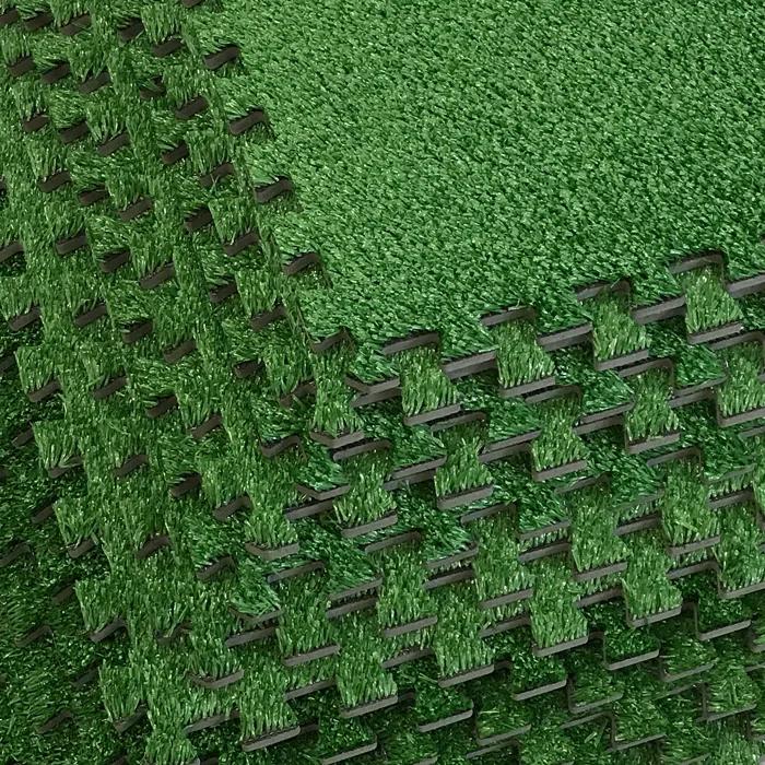 Sorbus Sorbus Interlocking Floor Mat Grass (Set of 12)