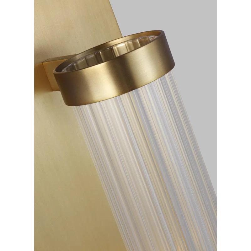 Everly Quinn Steel Corner Wall Light