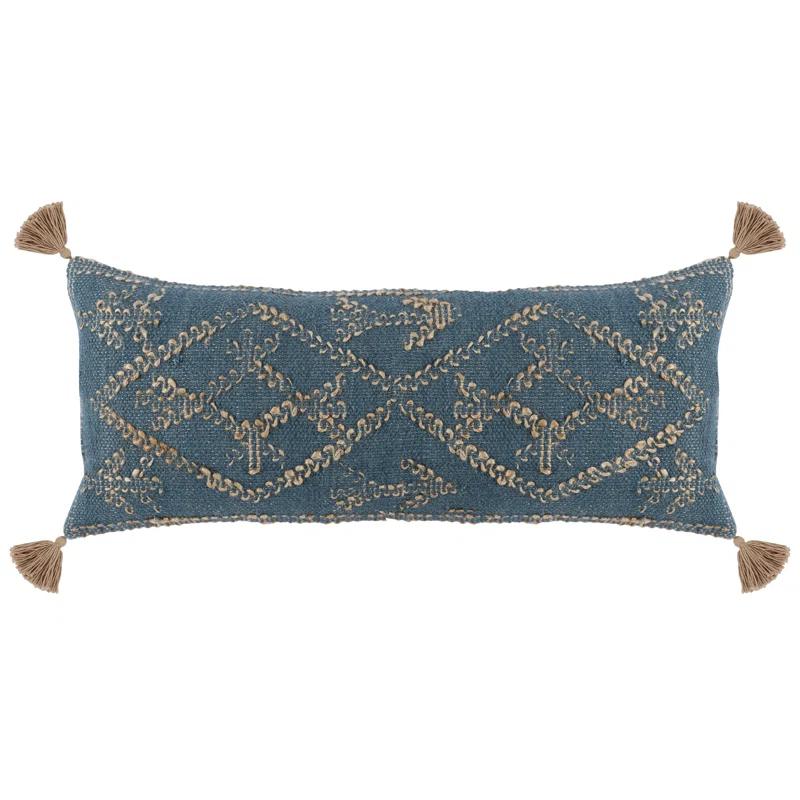 Izan Pillow - Blue / 16" x 36"