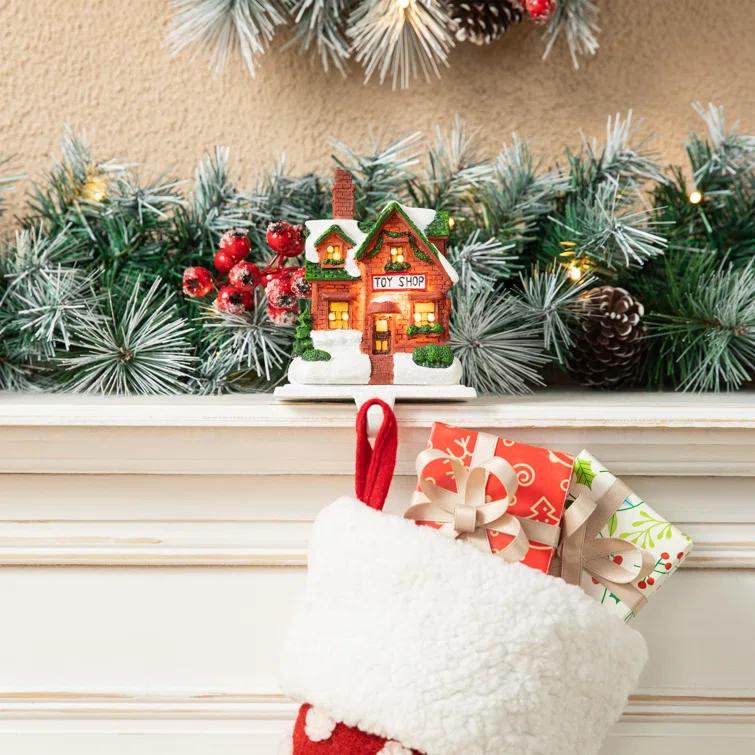 Glitzhome House Stocking Holder