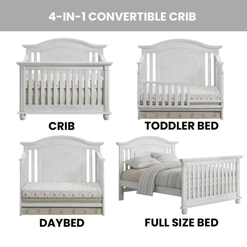 Oxford Baby London Lane London Lane 4 In 1 Convertible Crib