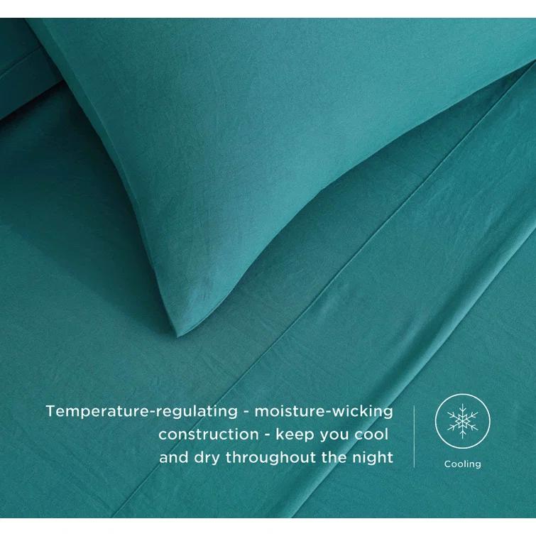 Chezmoi Collection Washed Microfiber Bedding Microfiber Sheet Set