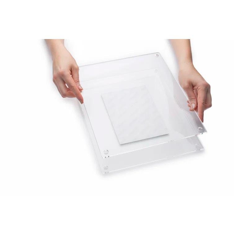 Double Panel Floating Acrylic Picture Frame