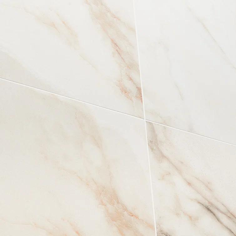 Bond Tile 12" x 24" Polished Marble Look Porcelain Floor and Wall Tile