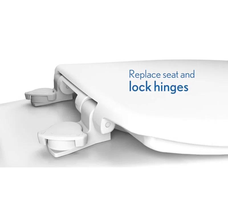 Bemis 7B500EC 346 Round 500/1500 Toilet Seat, Easy Clean
