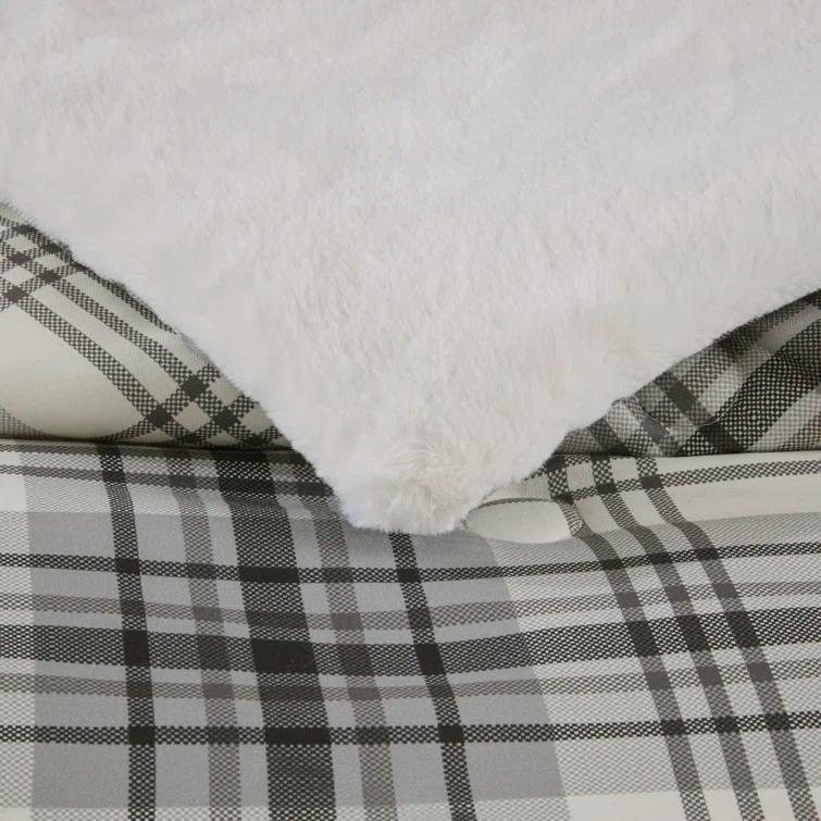 Woolrich Woolrich Bernston Faux Wool to Faux Fur Down Alternative Comforter Set