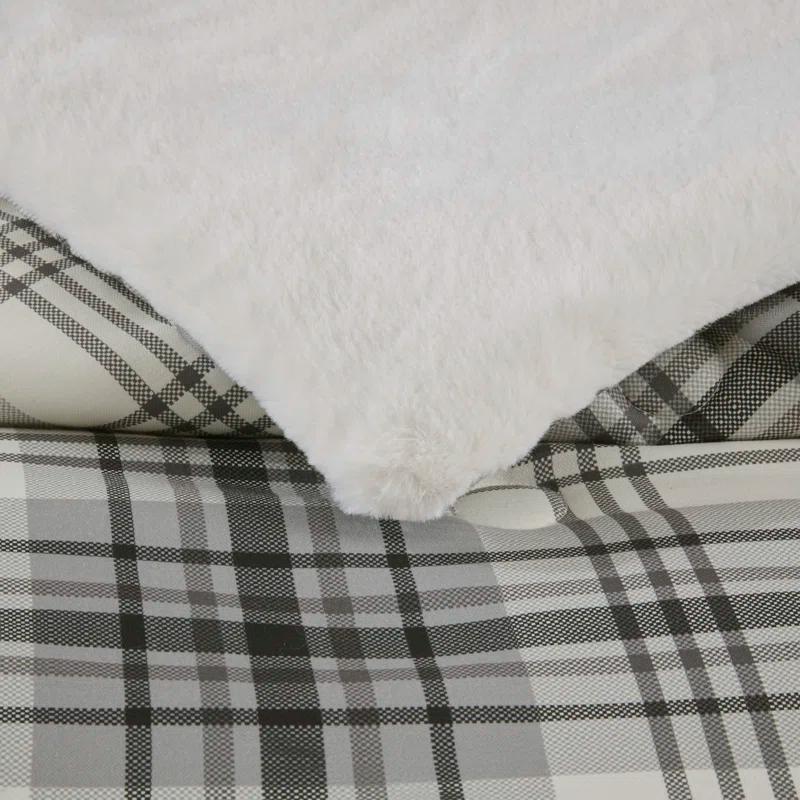 Woolrich Woolrich Bernston Faux Wool to Faux Fur Down Alternative Comforter Set