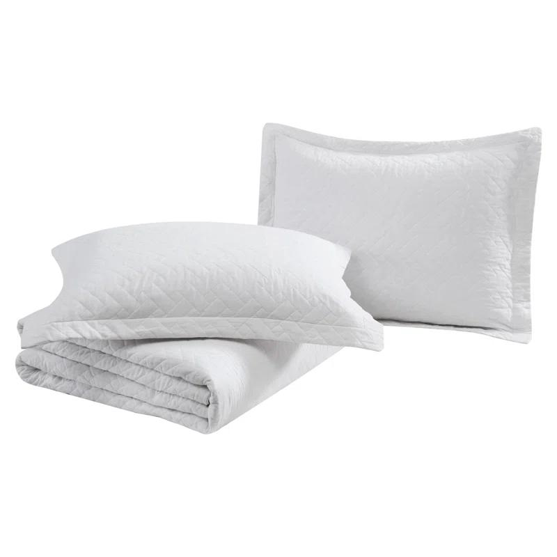 Tommy Bahama Home Tommy Bahama Raffia Solid Cotton Reversible Quilt Set