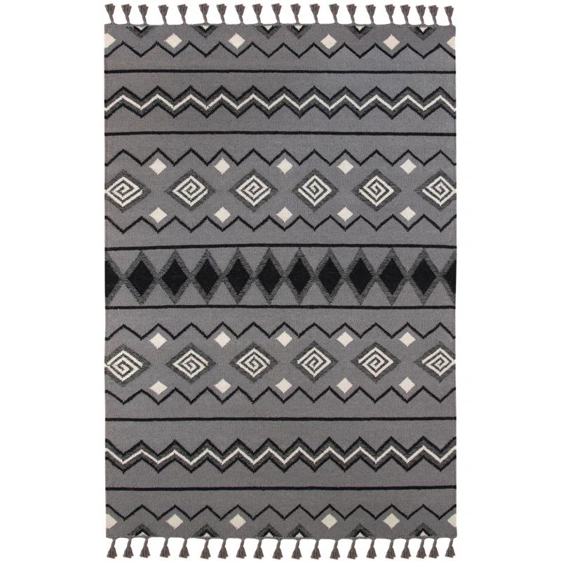 Union Rustic Oneil Performance Wool Moroccan Indoor Rug