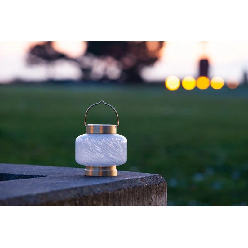 5.5'' Solar Powered Integrated LED Outdoor Lantern