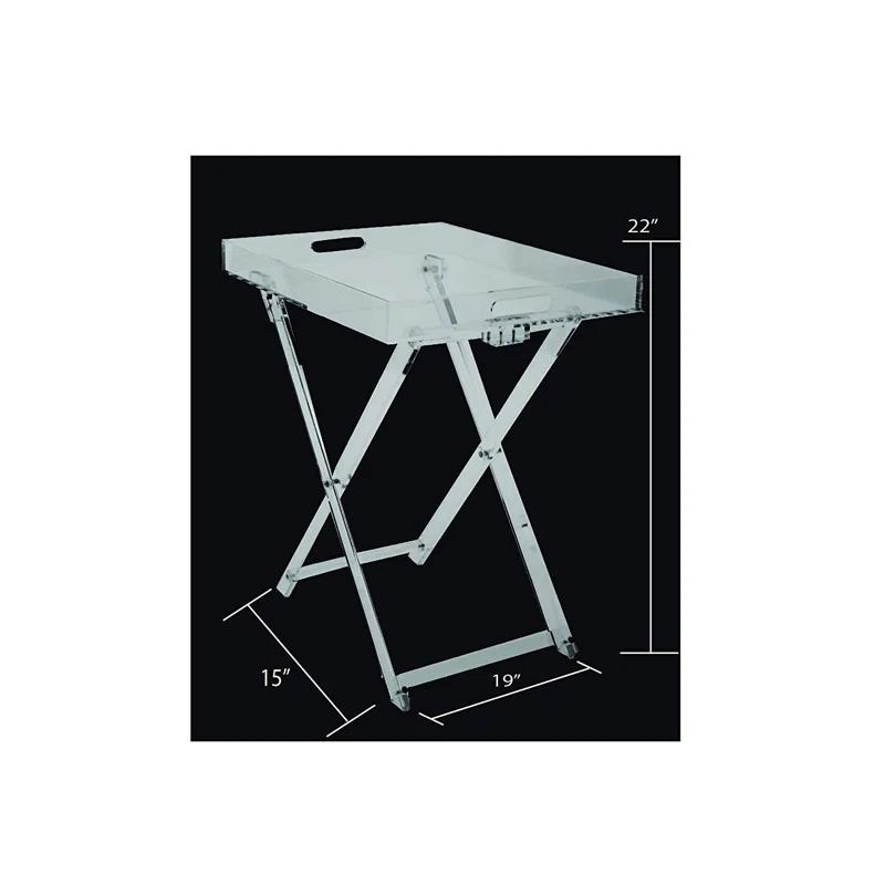 Acrylic Folding Tray Table