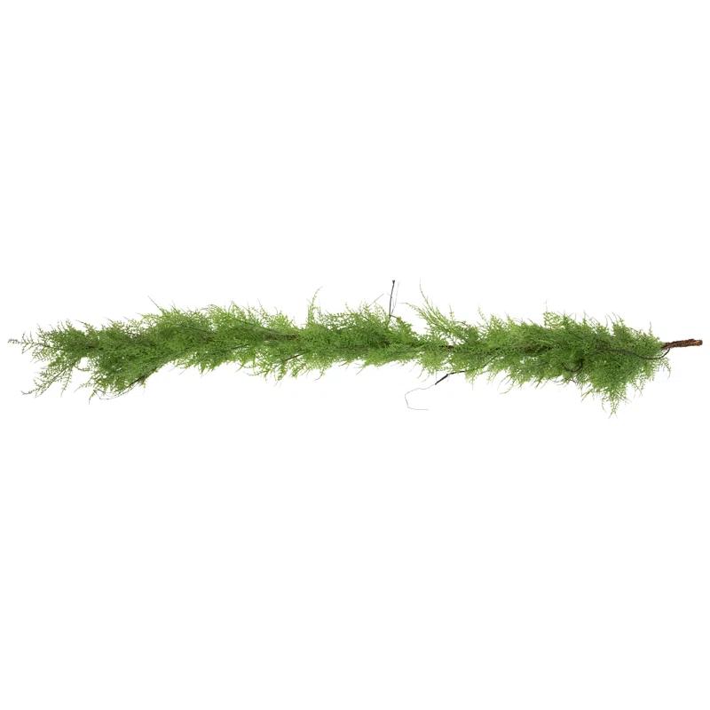 Northlight Seasonal 5' x 8" Green and Brown Cedar Artificial Christmas Garland - Unlit