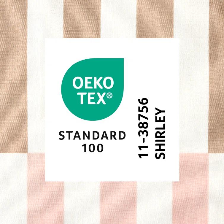 Town & Country Living Town & Country Play Adeline Offset Stripe Fabric Shower Curtain 70"X72"