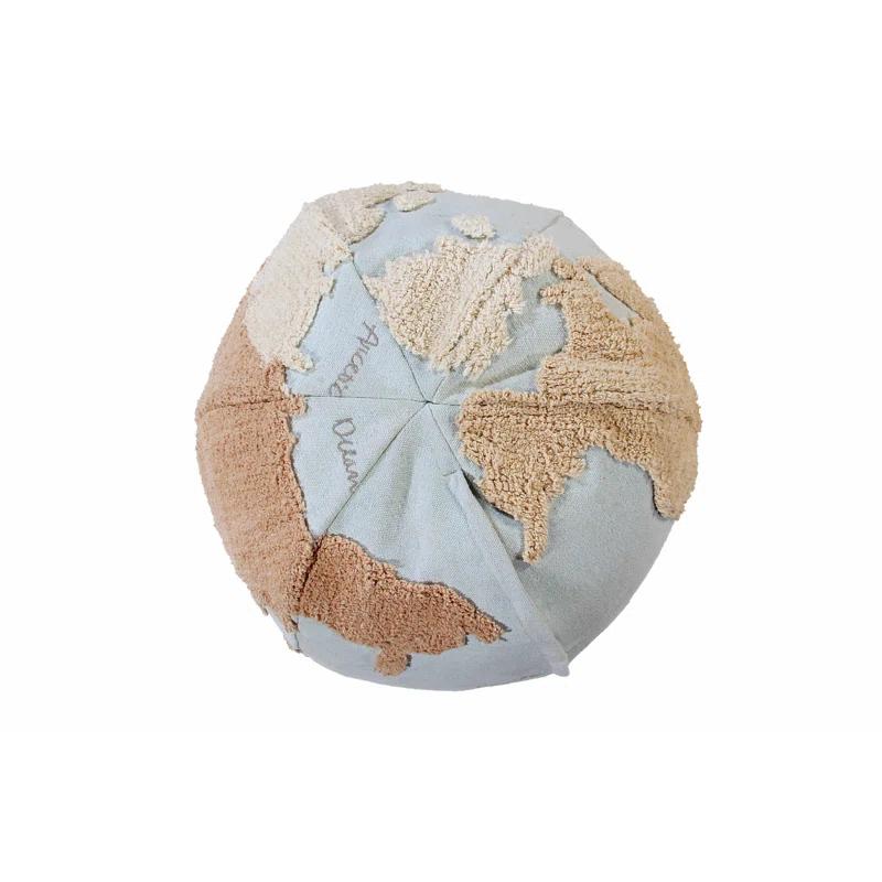 Lorena Canals World Map Pouf