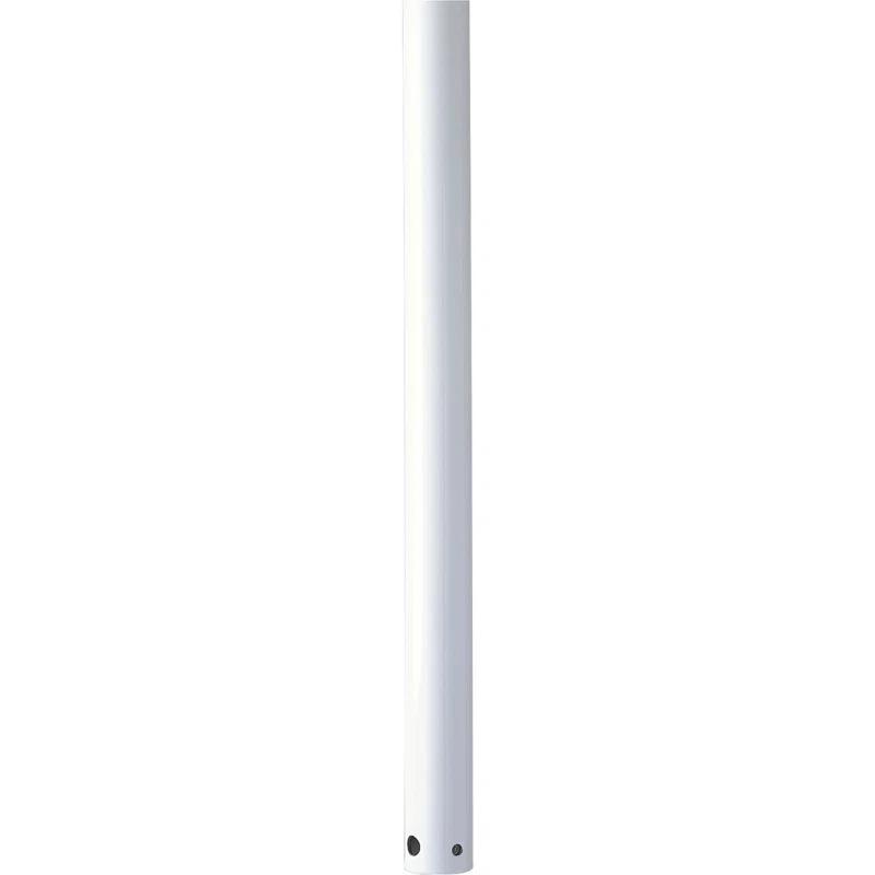 Progress Lighting 36-Inch Ceiling Fan Downrod In White Finish