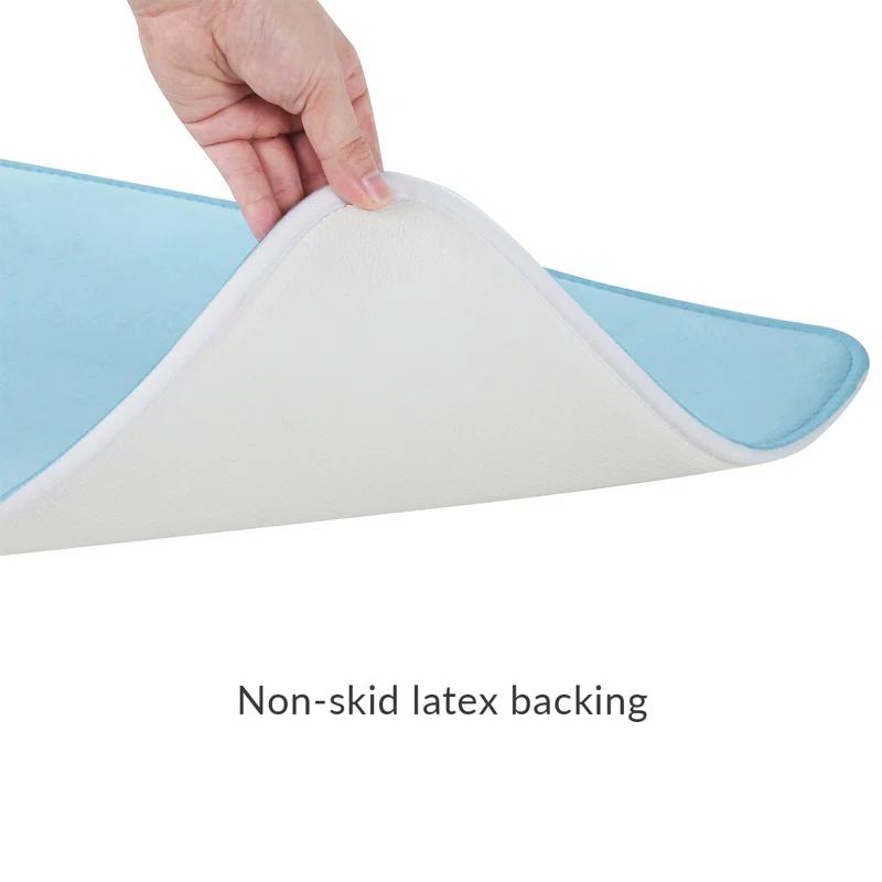 Highland Dunes Hager Dream Beach Shells Memory Foam Rug