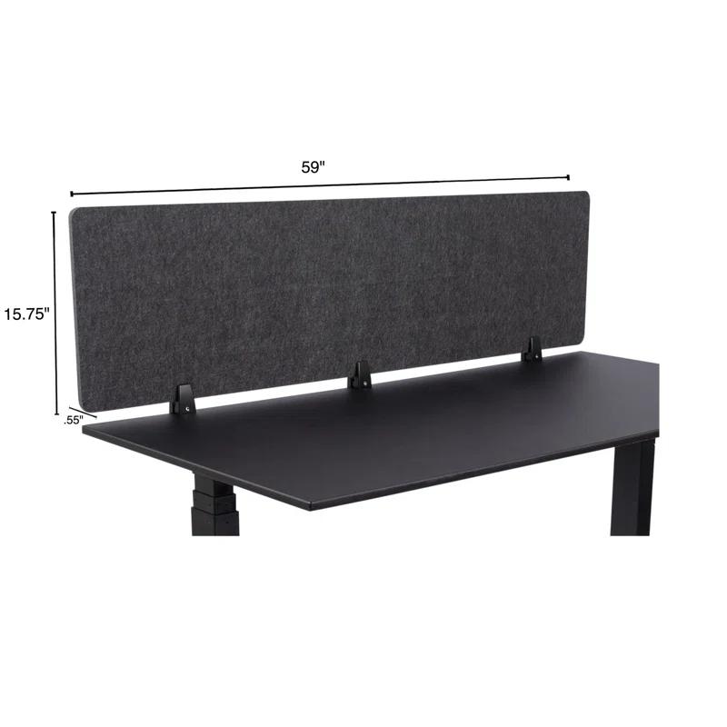 Stand Up Desk Store Fabric 1 Panel Desk Partition