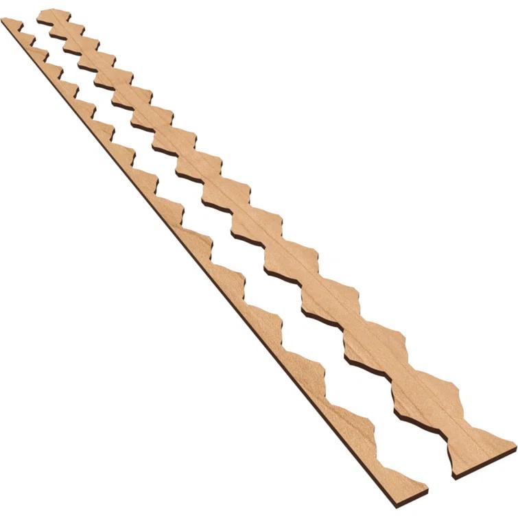Ekena Millwork Sheyenne Adjustable Wood Decorative Slat Wall Panel Kit