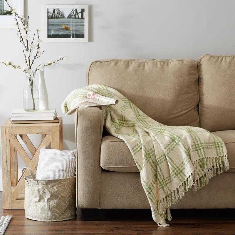 Design Imports Hand Woven Throw Blanket