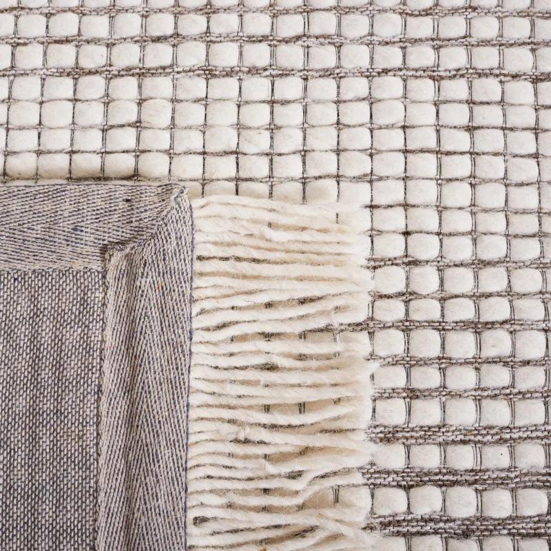 Safavieh Marbella Hand Woven Wool With Cotton Cloth Backing Striped Rug