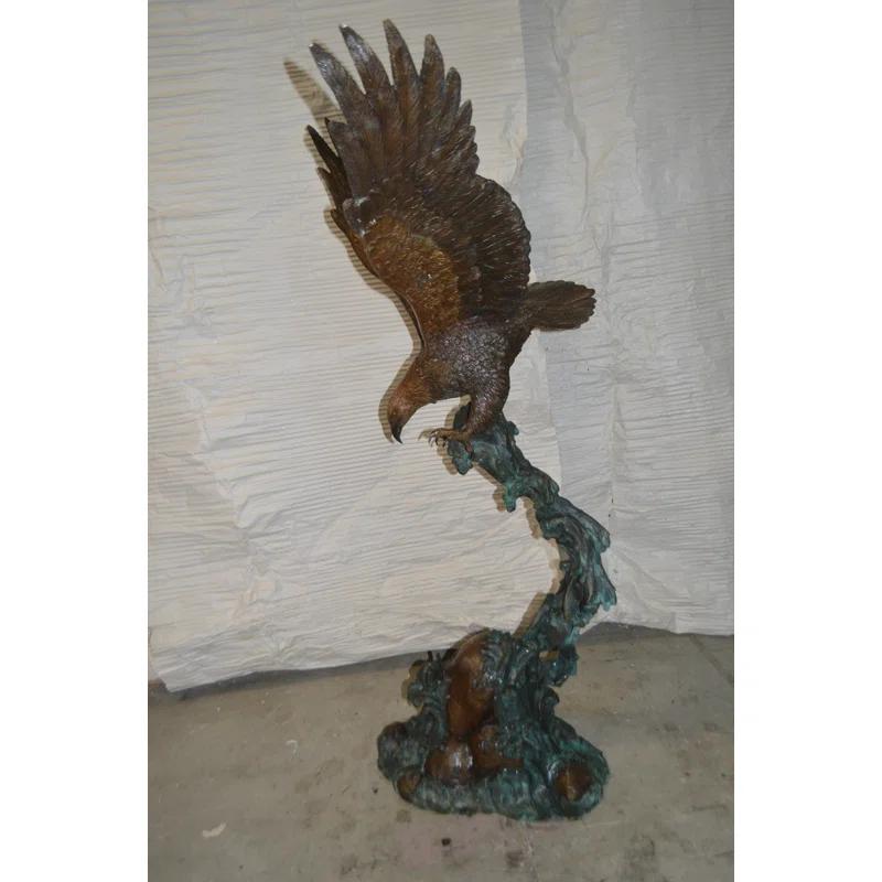 Nifao Statues Weather Resistant Metal Garden Statue