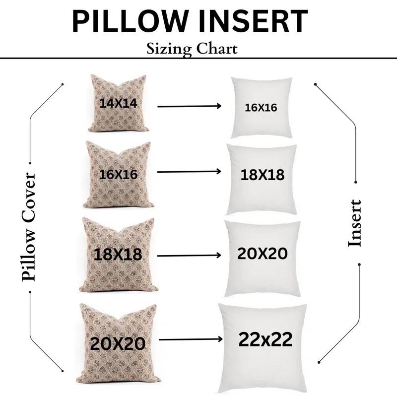 Fabdivine Floral Linen  Pillow Cover for Indoor/Outdoor