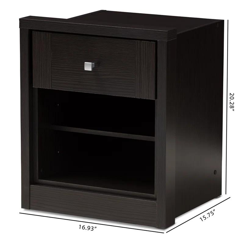 Winston Porter Bertis 16.93'' W Nightstand