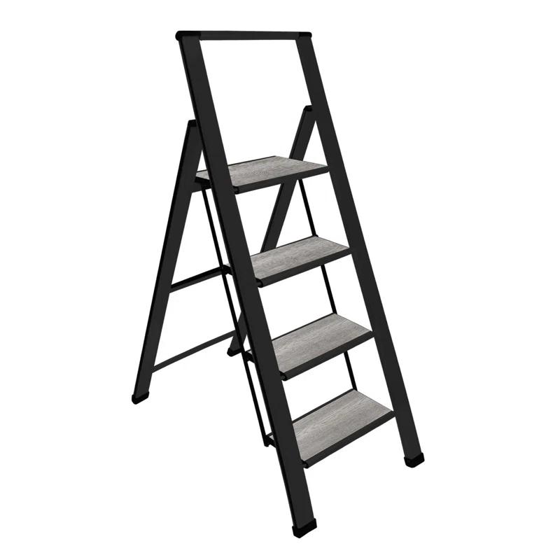 Sorfey Sorfey Step Ladders 4 - Step Steel Lightweight Folding Step Stool