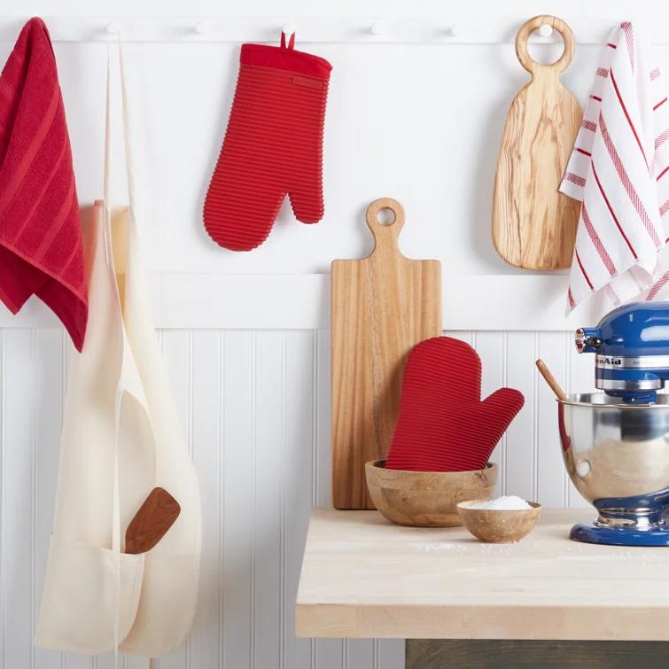 KitchenAid® KitchenAid Ribbed Soft Silicone Oven Mitt (Set of 2)