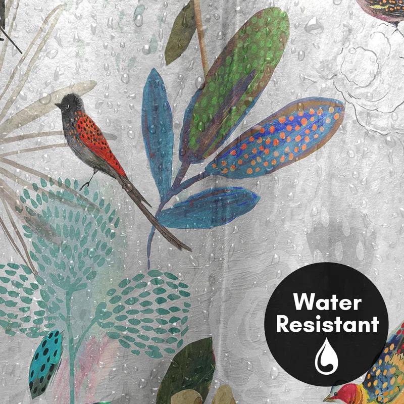 The Twillery Co.® Floral Shower Curtain Where the Passion Flower Grows by PI Creative Art