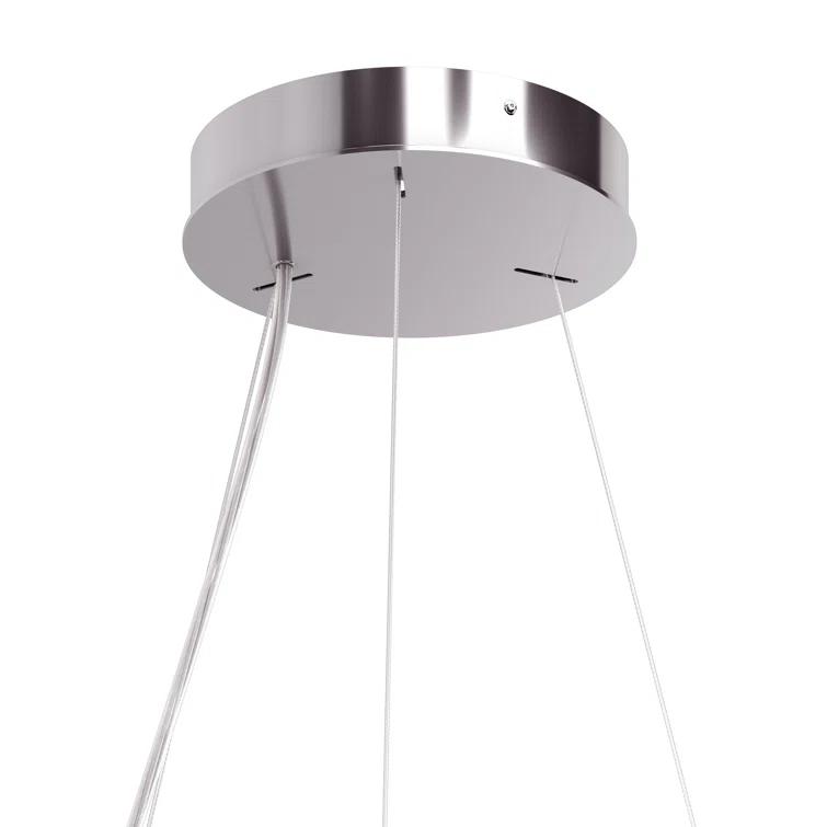 Sarella 12 - Light Dimmable Drum Chandelier