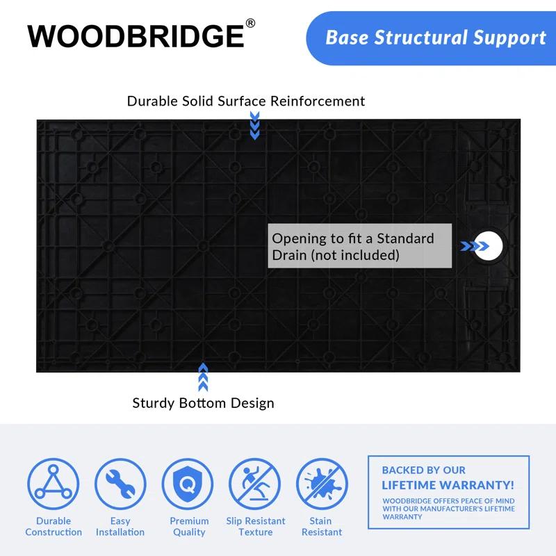 60'' W 75'' H Framed Rectangle Shower Stall